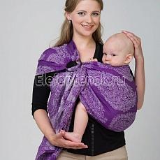 Diva Слинг с кольцами Essenza Linen Viola