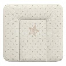 Ceba Baby Матрац мягкий на комод 70х75 Stars beige W-144-066-111