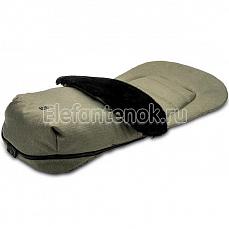 Moon  Foot Muff Olive Fishbone