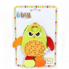 I-BABY Развивающая игрушка книжка подвесная СОВА